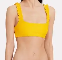 NWT  - Lanai Ruffle Bikini Top