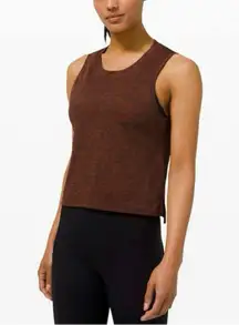 Lululemon Brown and Black Camo Mesh Train To Be Tank size 2 New with tag