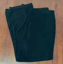 Chico's Travelers Black pants pull on comfy wrinkle resistant size 2/Short