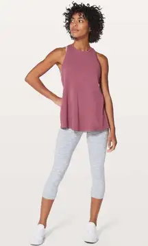 Lululemon All Tied Up Tank Top Open Tie Back So Merlot Pink Magenta 6 Small