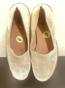 Ariat®‎ Ladies Cruiser Slip On Shoes Rose Gold Metallic Size 9B 10040381 360°