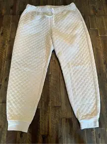 Madewell joggers size large quilted lounge wear comfy