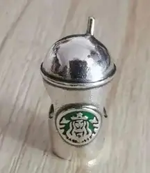 .925 Sterling Silver Starbucks coffee cup charm