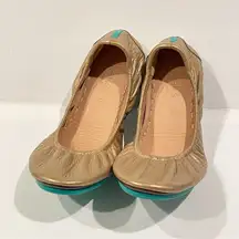 Tieks Metallic Gold Size 10