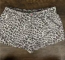 Altar'd State Intimates XL Leopard Print Pajama Shorts‎ Sleepwear Loungewear
