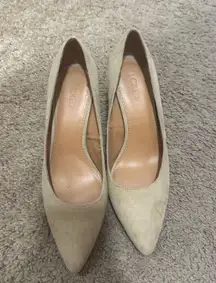 Nude J Crew Heel