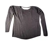 Don't Ask Why Sweater Women's Med/Large Knit Keyhole Back Lagenlook Oversized