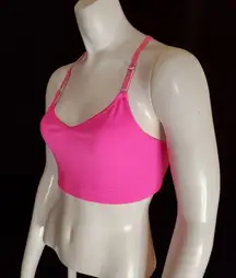 Victoria's Secret VSX Sport The Player Pink Cami Sports Bra (M)
