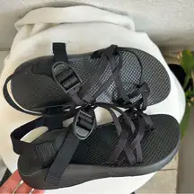 Chaco Black Strappy Sandals
