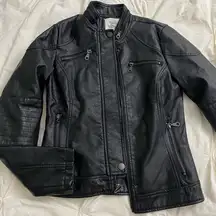 Never worn faux leather jacket