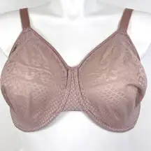 Wacoal Bra 42DDD Minimizer Bra 857210 Visual Effects Mauve Pink Underwire