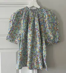Roller Rabbit Short Sleeve Floral Top