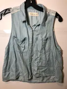 Abercrombie & Fitch Denim Vest