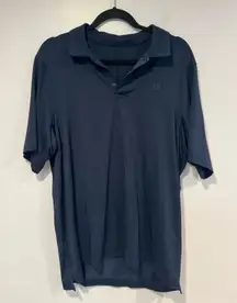 Navy lululemon dry wicking polo‎