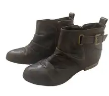 DIBA LONDON Kayden Brown Ankle Boots Booties Womens Size 7.5