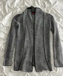 Wet Seal Black and White Patterned Cardigan