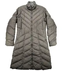 Patagonia Down Parka Coat Puffer‎ Quilted Lightweight Black Women's S - READ