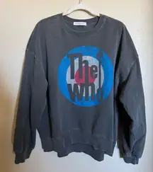 DAYDREAMER THE WHO Crewneck Sweatshirt Sx XL Oversized Graphic‎ Grey Plus Size