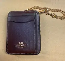 coach Zip Card Case ccv89