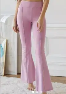 Urban Outfitters Out From Under Pink Seamed Flare Pants