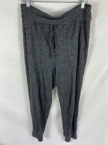 Aerie  Dark Grey Foldover Top Jogger Sweatpants Size Large