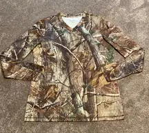 Field & Stream Camouflage Hunting Long Sleeve Shirt SIZE L