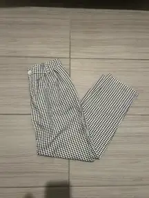 Black and white checkered pants
