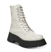 Circus by Sam Edelman Womens Lolita Zipper Combat &amp; Lace-up Boots