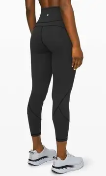Lululemon In Movement Tight 25" *Everlux Black Size 8