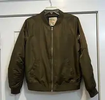 Ci Sono Original green bomber style jacket size medium .