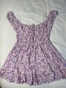 Floral Purple Dress
