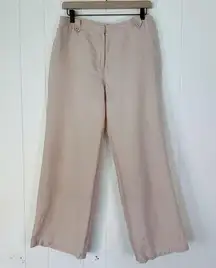 Topshop Beige Wide Leg Pant 12