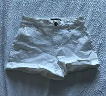 white Jean Shorts 