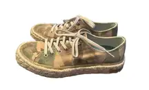 SeaVees Coronado Espadrille Distressed Twill Women’s Shoes Khaki camouflage US 7