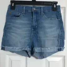 Denizen Levi’s cut off cuffed‎ jean shorts women’s 26” waist high rise shortie