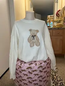 Le lis teddy bear sweater