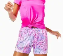 Lilly Pulitzer Luxletic Shorts Ocean Trail