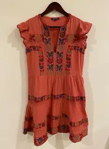 Love Sam Embroidered Pink Dress Size SP