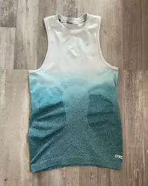 Gymshark  ombré seamless vest tank top size medium