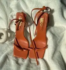 Ego Orange Heels