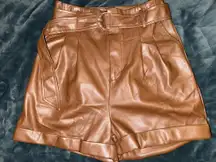 Lulus pleather shorts
