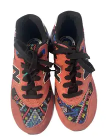 New‎ Balance 580 Elite Women's Size 7 Considered Chaos Aztec Red School Preppy