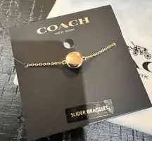 Coach Women’s Open Circle Slider Bracelet Style‎ Rose Gold