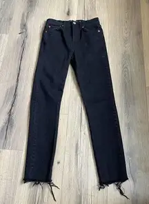 Re/done Levi’s 24 90s high rise ankle crop jeans 189 3WHRAC FADED BLACK