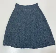 Anthro Moth Flowing Cables Wool Blend Cableknit Sweater Skirt S