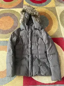 Vintage Y2K Moose Olive Green Down Jacket Winter Coat Puffer