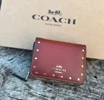 Coach trifold small wallet for women