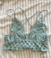 Lace Green Bralette 