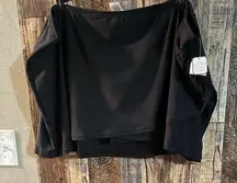 NWT Time and Tru womens skort black size 3XL(24W -26W) bk1