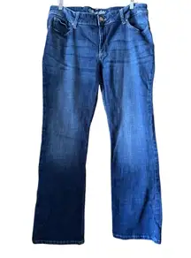 Wrangler Womans Boot Cut Jeans 17x30 EUC Western Ranch work Riding  Like New